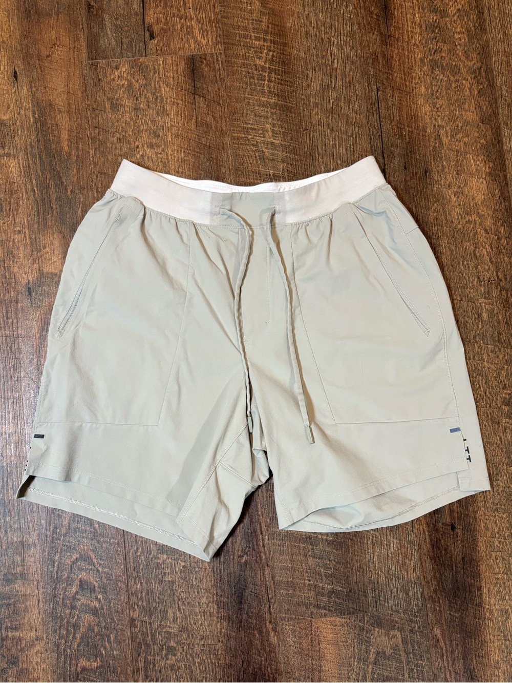 Lululemon Athletica License to Train Linerless Shorts.